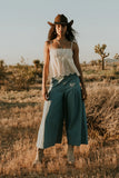 Kali Cropped Wide Leg Pants