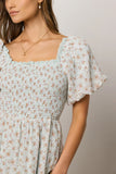Asha Floral Midi Dress FINAL SALE