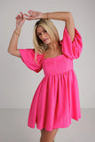 Ryann Mini Dress in Pink FINAL SALE
