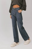 Emiliano Wide Leg Jeans in Dark Wash FINAL SALE
