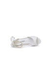 Peep Toe Chunky Heel Sandals with Buckle Straps