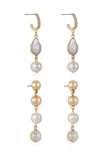 Duchess Pearl and Dangle Earrings