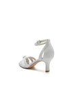 Glitter Open Toe Hollow out Stiletto Heels With Rhinestone