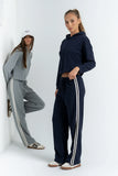 Kourtney Waffle Knit Pants in Grey