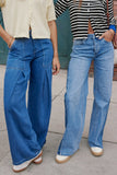 Zoey Pleated Baggy Jeans FINAL SALE