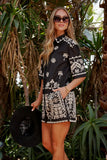 Alexsis Embroidered Mini Dress FINAL SALE