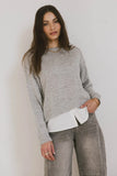Marcel Knit Sweater in Grey FINAL SALE