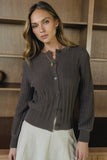 Marissa Knit Sweater in Brown