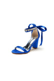 Open Toe Ribborn Tie High Heels Party