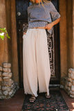 Tatum Woven Pants in Oatmeal FINAL SALE