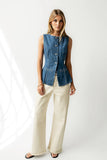 Hudson Denim Vest in Dark Wash FINAL SALE