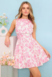 ISLAND ADVENTURE PINK MINI DRESS