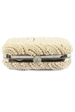 Amazing Pearl With Crystal Rhinestone Chain Clutches