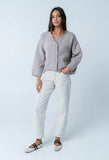 Carlie Knit Cardigan in Taupe