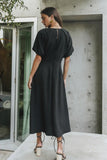 Maeve Midi Dress in Black FINAL SALE
