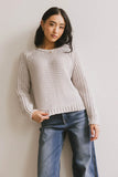 Juniper Textured Sweater in Grey FINAL SALE