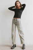 Frenchie Barrel Jean FINAL SALE