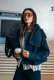 Sally Cropped Trench Coat