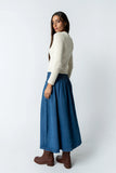 Lola Denim Midi Skirt