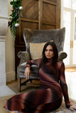 Misha Mesh Maxi Dress
