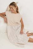 McKensley Contrast Midi Dress FINAL SALE
