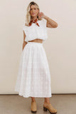 Bridget Embroidered Midi Skirt FINAL SALE