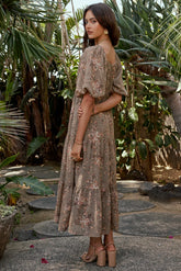 Maribel Dress in Olive FINAL SALE