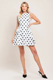 SPOTLIGHT LOVE POLKA DOT MINI DRESS