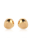 Polished Pebble Stud Earrings