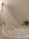 Starfish Lace Cathedral Veil Bridal Veil Wedding Veil