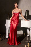 Demi Gown One Shoulder Stretch Glitter Dress