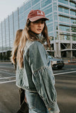 Sasha Denim Jacket in Medium Wash