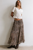 Kayden Leopard Maxi Skirt FINAL SALE