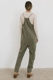Bram Overalls in Olive FINAL SALE