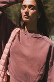 Aarti Sweatshirt in Burgundy FINAL SALE