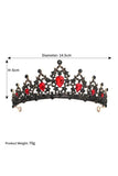 Womens Gold Princess Rhinestone Crowns