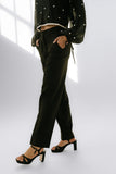 Mitchel Straight Leg Trouser in Black