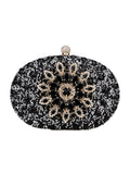 Womens All Over Crystals Sparkly Evening Clutch Bags