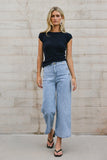 Amiri Wide Leg Jeans in Light Wash FINAL SALE