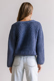 Katie Knit Cardigan in Navy FINAL SALE