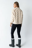 Sheri Checkered Half Zip FINAL SALE