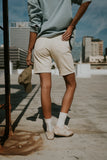 Layla Denim Shorts in Cream