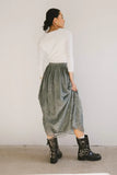 Grace Floral Tulle Skirt in Teal FINAL SALE
