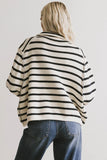 Harper Striped Cardigan in Navy FINAL SALE
