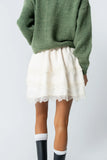 Marsha Lace Mini Skirt FINAL SALE