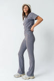 Jannet Striped Pants in Blue