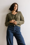 Georgie Knit Sweater in Olive