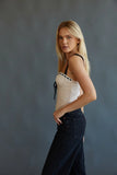 Ayla Contrast Corset Top