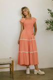 Joy Lace Trim Maxi Dress FINAL SALE