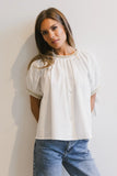 Vicki Blouse in Ivory FINAL SALE